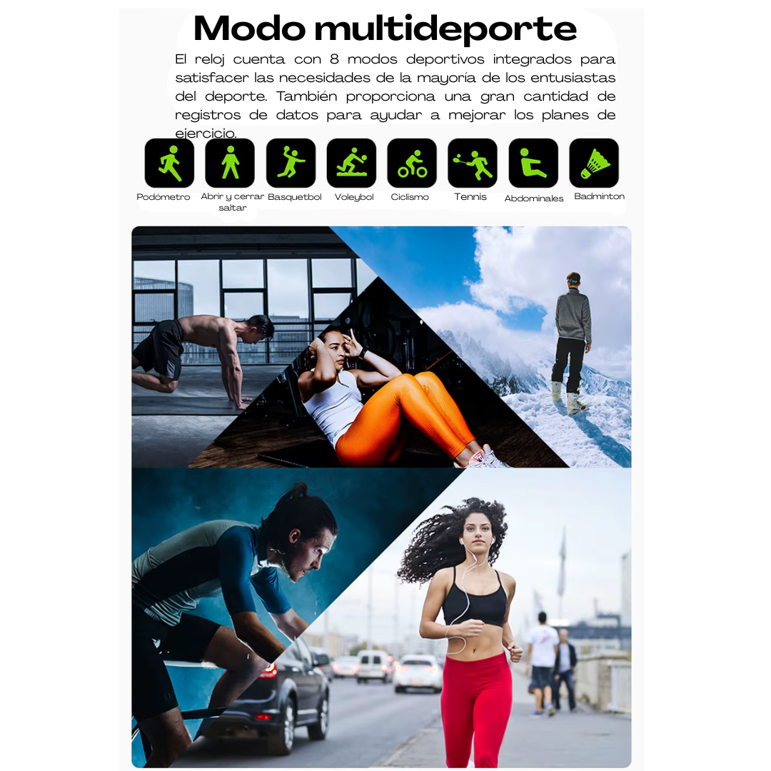 Smartwatch Y13 Reloj Inteligente Bluetooth Deportivo para Hombre y Mujer
